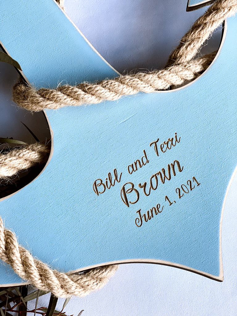 Nautical Wedding Guest Book Alternative