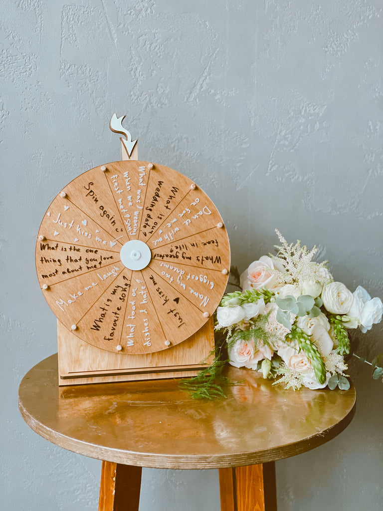 Bridal Shower Spinning Wheel Game