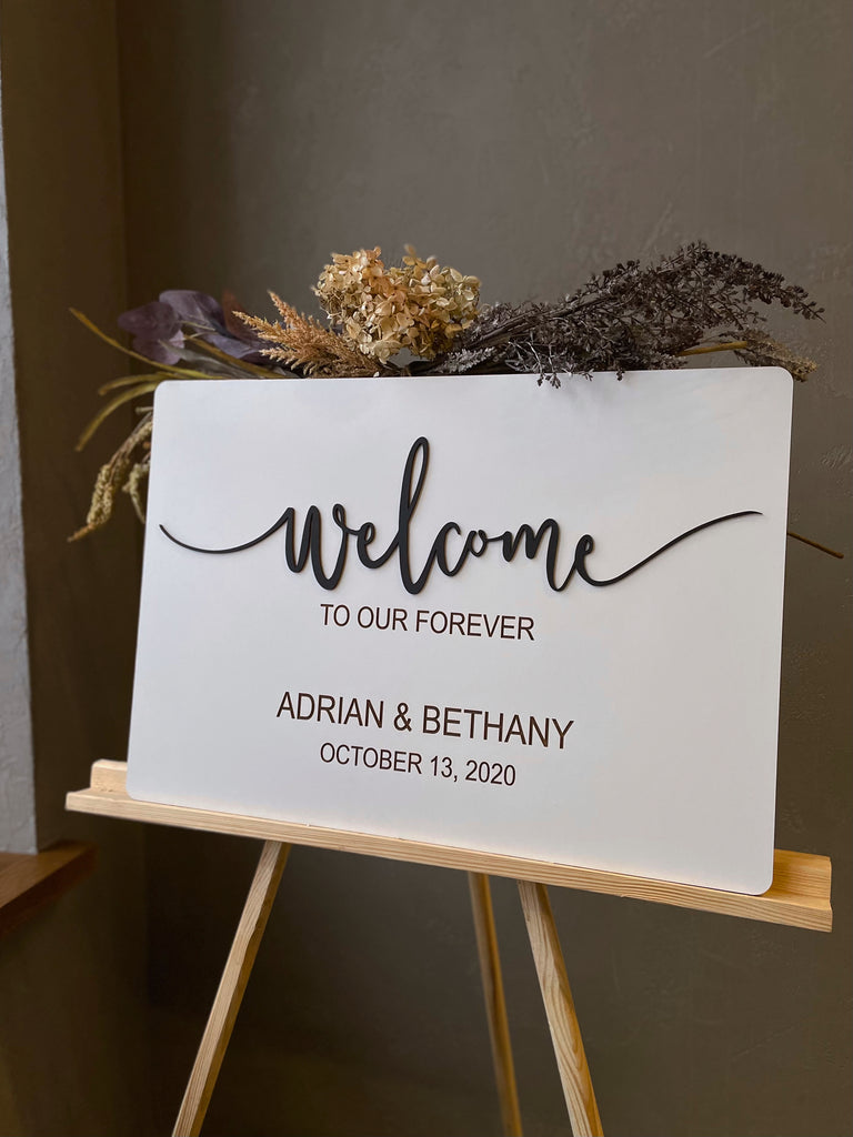 Welcome Engagement Party Sign