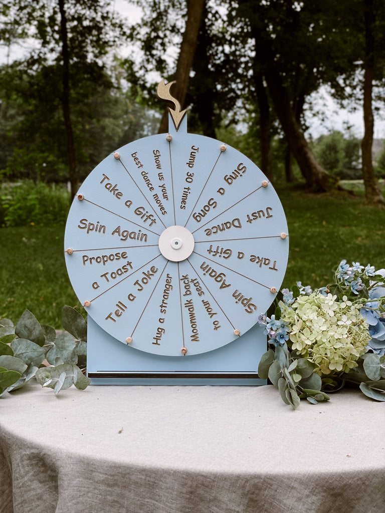 Bridal Shower Spinning Wheel Game