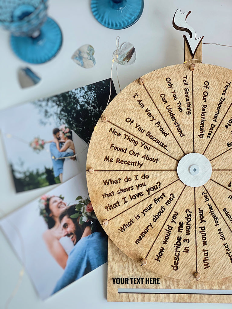 Bridal Shower Spinning Wheel Game