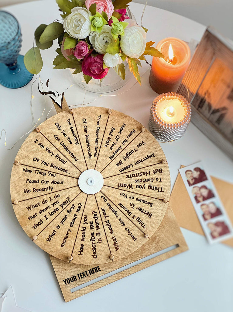 Custom Family Spin the Wheel Game